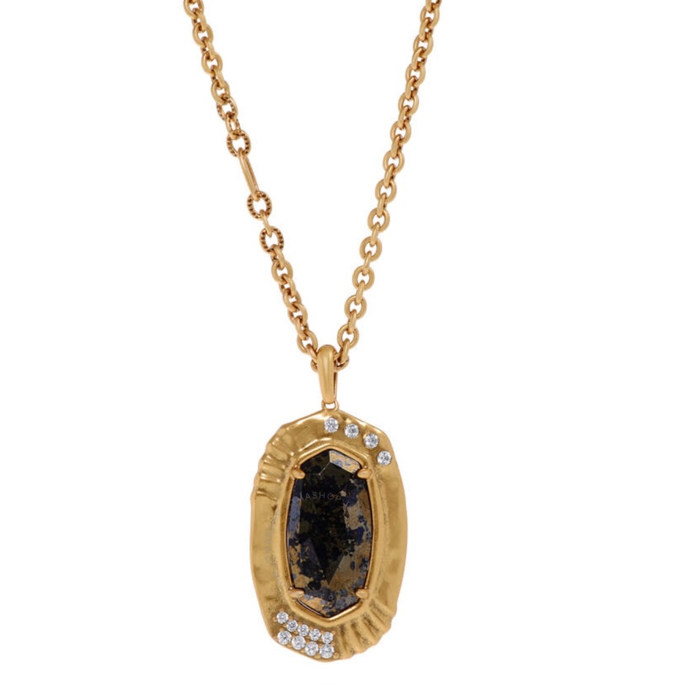 KENDRA SCOTT • Vintage Gold Anna Pyrite Necklace